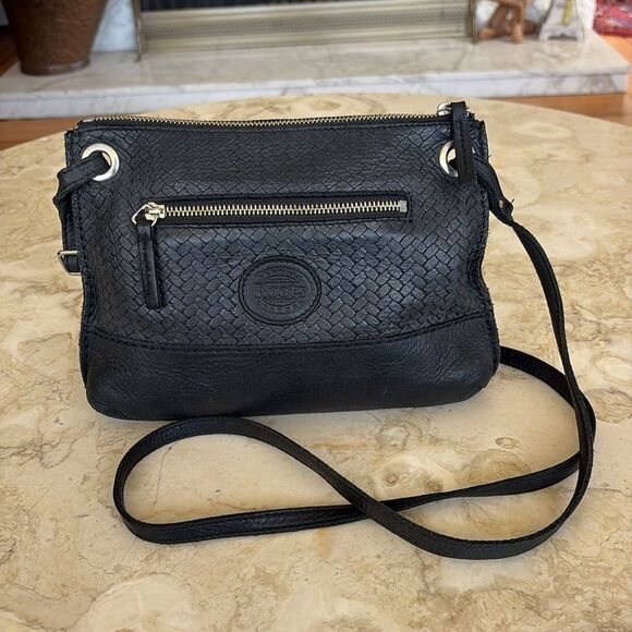 Roots Edie Crossbody Braided Tribe Leather Bag - Picture 4 of 12